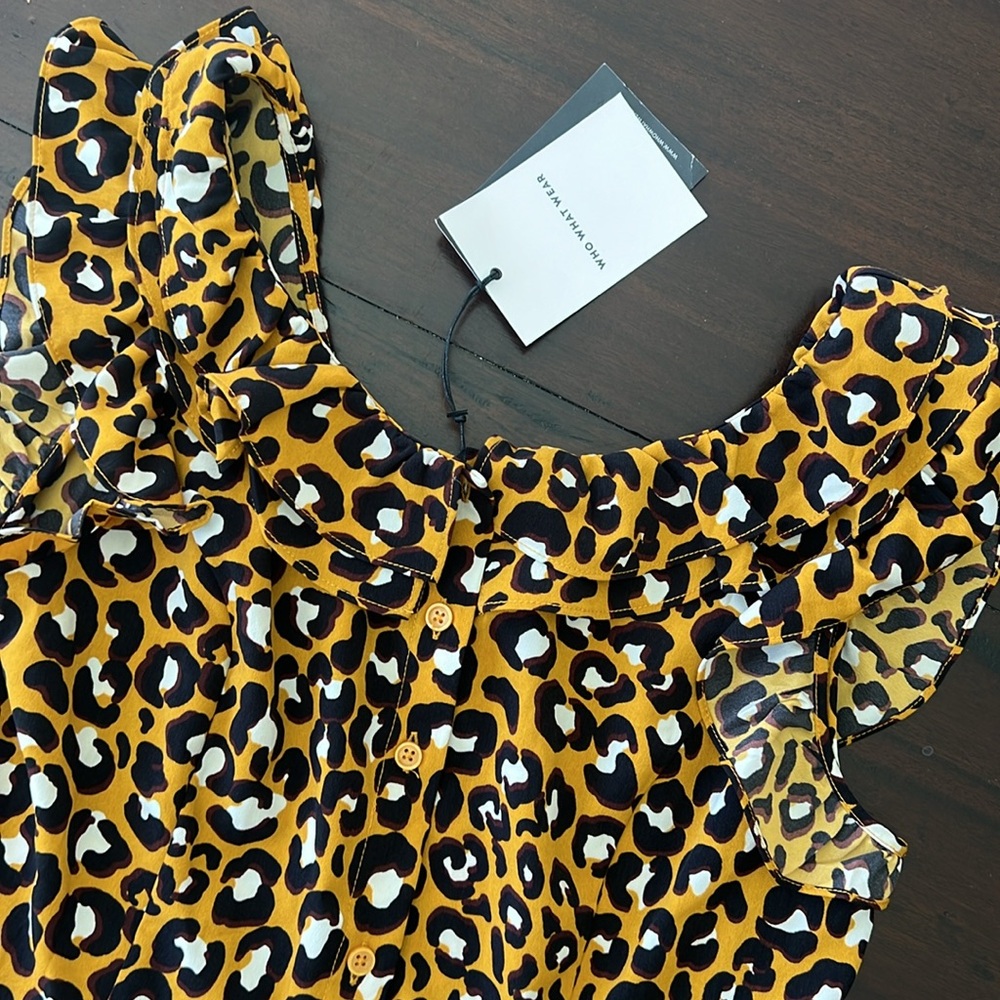 NWT 🌟 Midi leopard dress